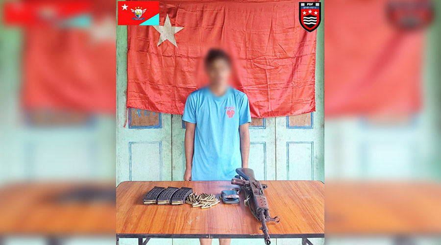 ခမရ ၄၃၁ တပ်ရင်းမှ တပ်သား ၁ ဦး လက်နက်များဖြင့် ဘက်ပြောင်းခိုလှုံလာ