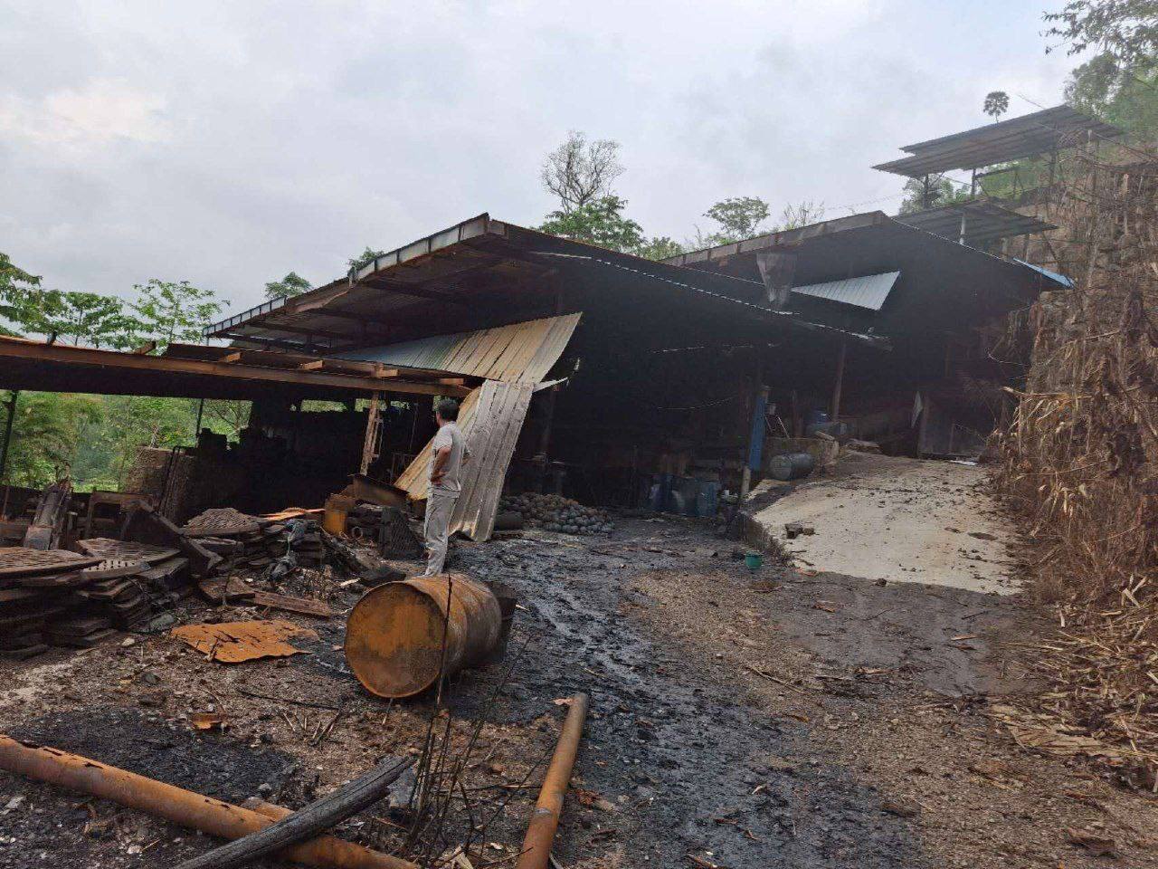 နောင်ချိုရှိ ရှဲဆန်သတ္တုကုမ္ပဏီကို စစ်တပ် ဗုံးကြဲ၊ တရုတ်ယွမ် ၁၇ သိန်းနီးပါးဖိုး ပျက်စီးဆုံးရှုံး