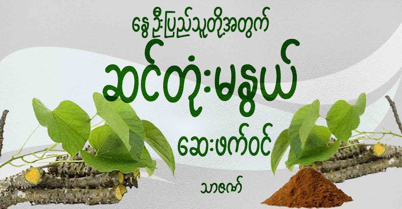နွေဦးပြည်သူတို့အတွက် ဆင်တုံးမနွယ် ဆေးဖက်ဝင်