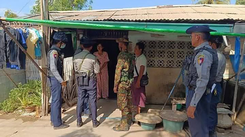 စစ်မှုထမ်းခိုင်းရန်ဖမ်းရင်း လွတ်သွားသည့်လူငယ်မိသားစုဆီက လျော်ကြေးသိန်း ၁၀၀ တောင်း
