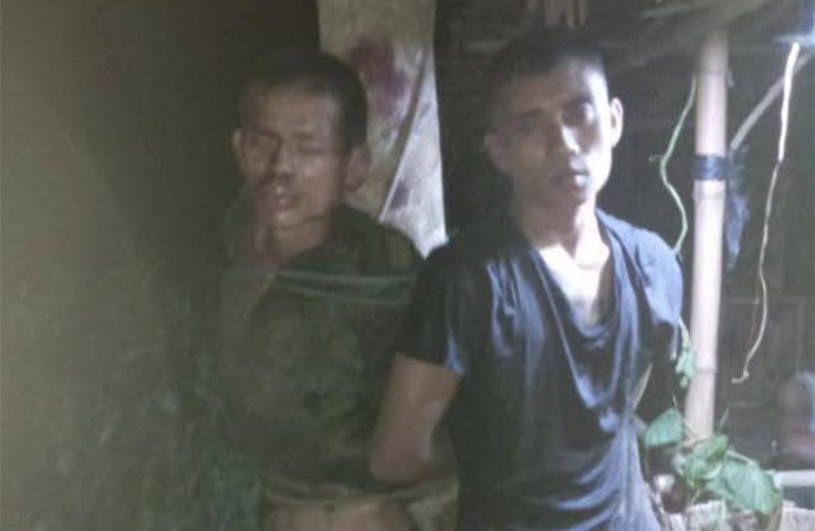 ဘိုကလေးတွင် ရေတပ်ဝတ်စုံဖြင့် ဓားပြတိုက်သူ ၄ ဦးအနက် ၂ ဦးကိုဖမ်းမိ