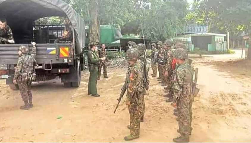 နောင်ချိုပြန်ရရန် စစ်ကောင်စီတပ်က  စစ်ကြောင်း ၂ ကြောင်းဖြင့်ထိုးစစ်ဆင် 