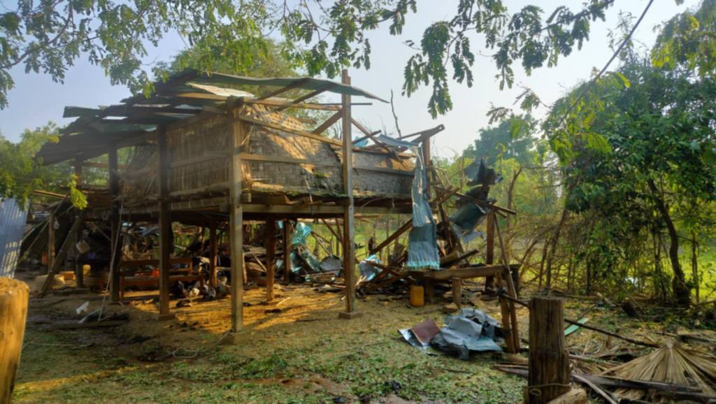 စဉ့်ကူးမြို့နယ်ကို စစ်ကောင်စီဗုံးကြဲ၊ ပြည်သူ ၁ ဦးသေဆုံး