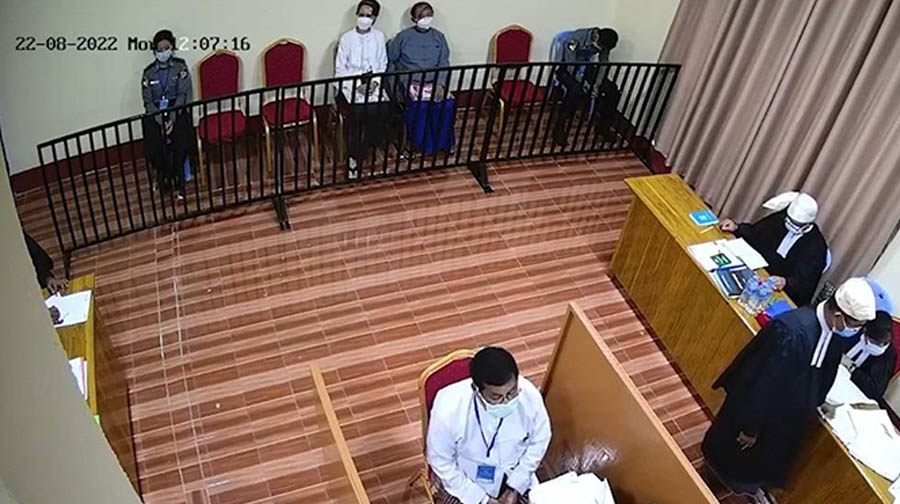 စစ်ကိုင်းငလျင်ကြောင့် ဒေါ်အောင်ဆန်းစုကြည် ထိခိုက်ဒဏ်ရာရ