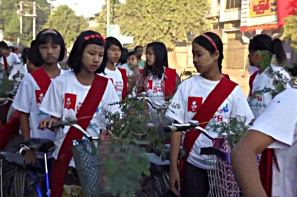သစ္ပင္ဒါယကာႀကီး ဦးေငြ ရာျပည့္အမွတ္တရ စုေပါင္းသစ္ပင္စိုက္