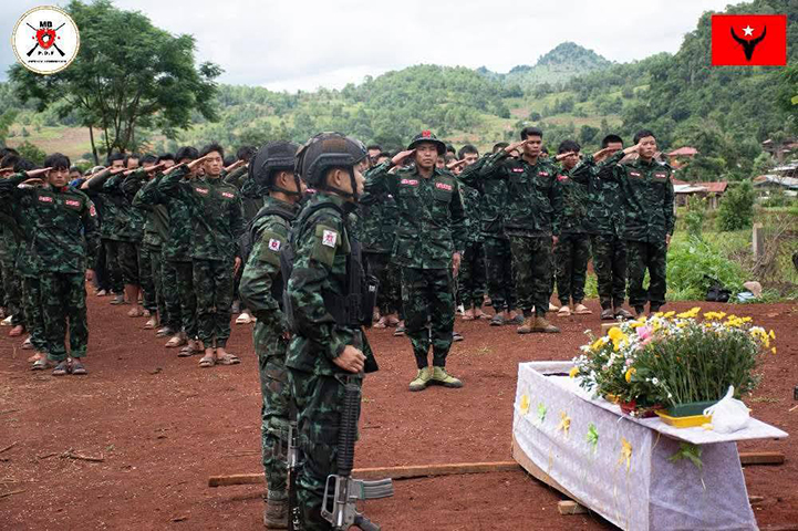 မိုးဗြဲတိုက်ပွဲတွင် PDF ရဲဘော် ၂ ဦးကျဆုံး