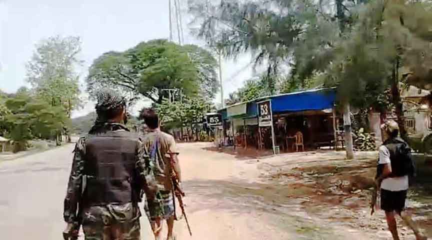 ရန်ကုန်-ပြည်လမ်းတွင် တိုက်ပွဲဖြစ်၊ မင်းလှက ရွာ ၂၀ ကျော်ပိတ်မိနေ