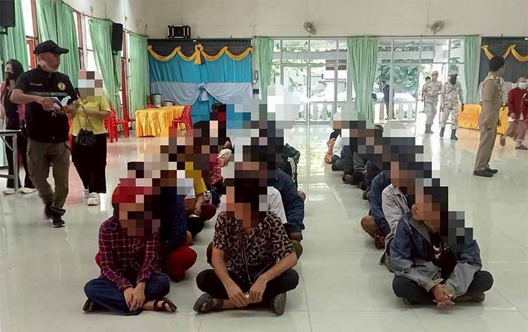 ကန်ကျနပူရီ ဘုန်းကြီးကျောင်း၌ မြန်မာ ၃၄ ဦးဖမ်းဆီးရပြီး ကျောင်းထိုင်ဘုန်းကြီးပါ လူဝတ်လဲခံရ 