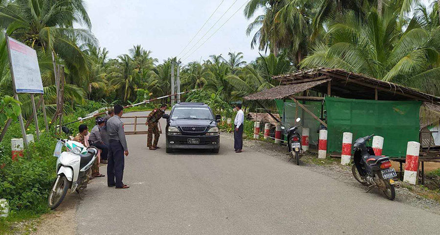 ငရုတ်ကောင်းတွင် စစ်ကောင်စီတပ် စစ်ကြောင်းထိုးနေသဖြင့် ဒေသခံများ ထွက်ပြေး