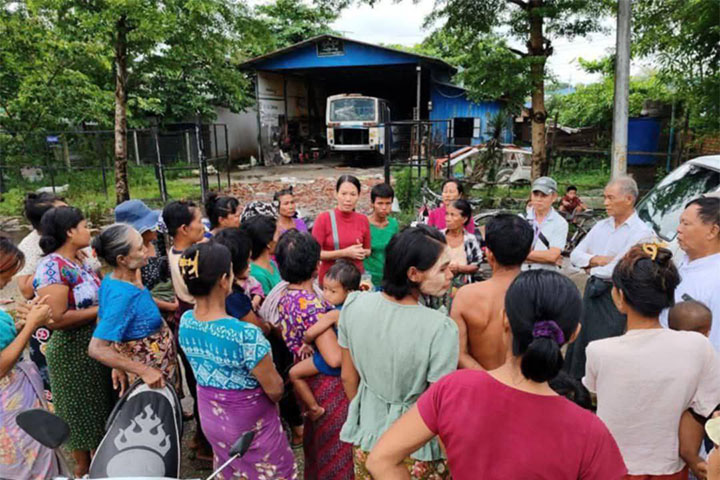 ရန်ကုန်တွင် ကြံ့ခိုင်ရေးပါတီက မှတ်ပုံတင်ပြုလုပ်ပေးမည်ဆိုပြီး စည်းရုံးရေးဆင်း
