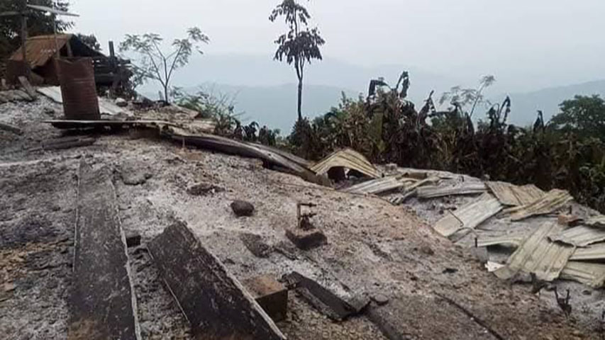 တီးတိန်မြို့နယ်ရှိ ဆင်စခန်းကို စစ်ကောင်စီတပ်က ဗုံးကြဲ၊ ဆင်ဦးစီး ၁ ဦးသေဆုံး