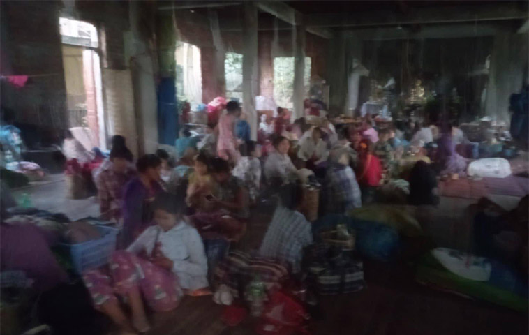 ပုလဲမြို့နယ်၌ တိုက်ပွဲဆက်ဖြစ်နေသဖြင့် စစ်ဘေးရှောင်များ နေရပ်မပြန်နိုင် 