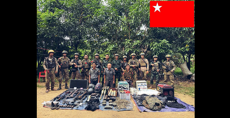 ရန်ကုန်-မန္တလေး လမ်းဟောင်းပေါ်က စစ်တပ်စခန်း ၉ ခု တိုက်ခိုက်ခံရ၊ ၂၀ ထက်မနည်းသေဆုံး