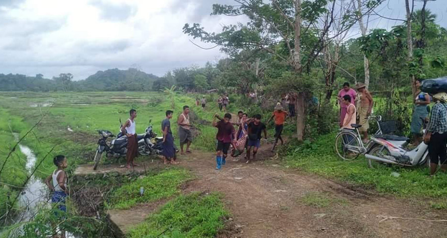 ကျောက်ဖြူနှင့် တောင်ကုတ်တွင် မြေမြှုပ်မိုင်းနင်းမိပြီး ဒေသခံ ၂ ဦး ဒဏ်ရာရ