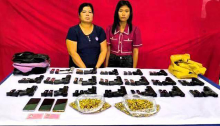 ညောင်ခါးရှည်ဂိတ်တွင် လက်နက်များဖမ်းမိပြီးနောက် တင်းတင်းကျပ်ကျပ်စစ်ဆေး