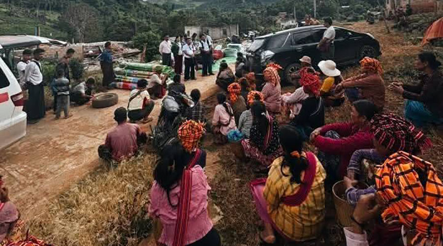 ပင်လောင်းမြို့နယ်၌ လူငယ်များ စစ်မှုထမ်းရသည့်အပြင် စစ်အသုံးစရိတ်ပါ ပေးနေရ