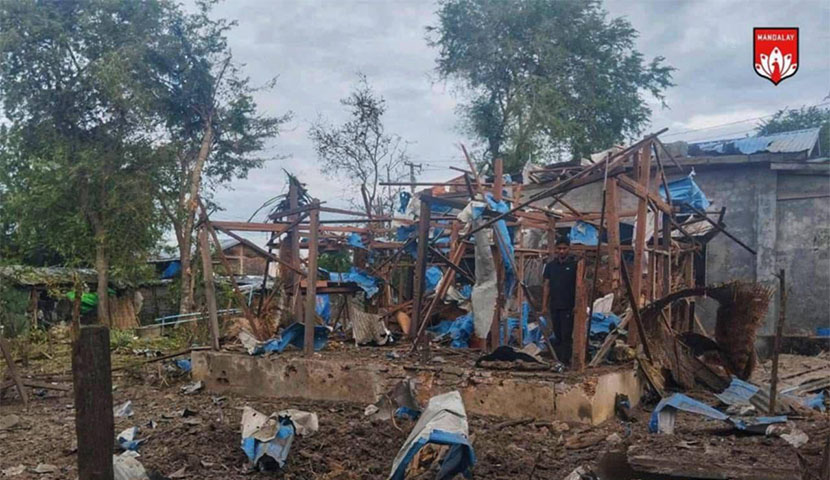 မတ္တရာမြို့နယ်ကို စစ်တပ်က ဗုံးကြဲ၊ ကလေးငယ်အပါအဝင် ၂ ဦးသေဆုံးပြီး ၁၇ ဦး ဒဏ်ရာရ