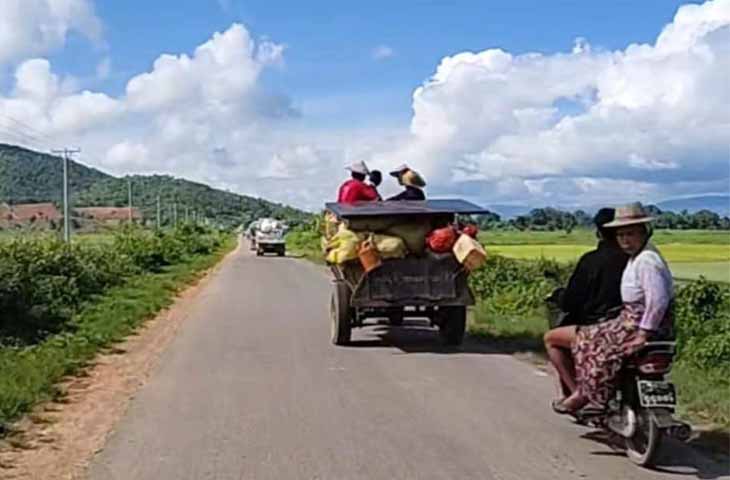 တိုက်ပွဲကြောင့် ဖယ်ခုံဒေသခံ ၇,၀၀၀ ခန့် စစ်ဘေး ထပ်ရှောင်နေရ