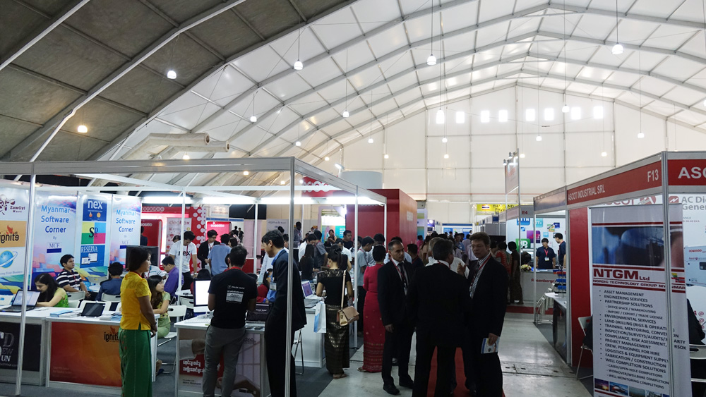 ၿဂိဳဟ္တုစနစ္သံုးစြဲမႈ  နည္းပညာျပပဲြ ရန္ကုန္တြင္ က်င္းပ