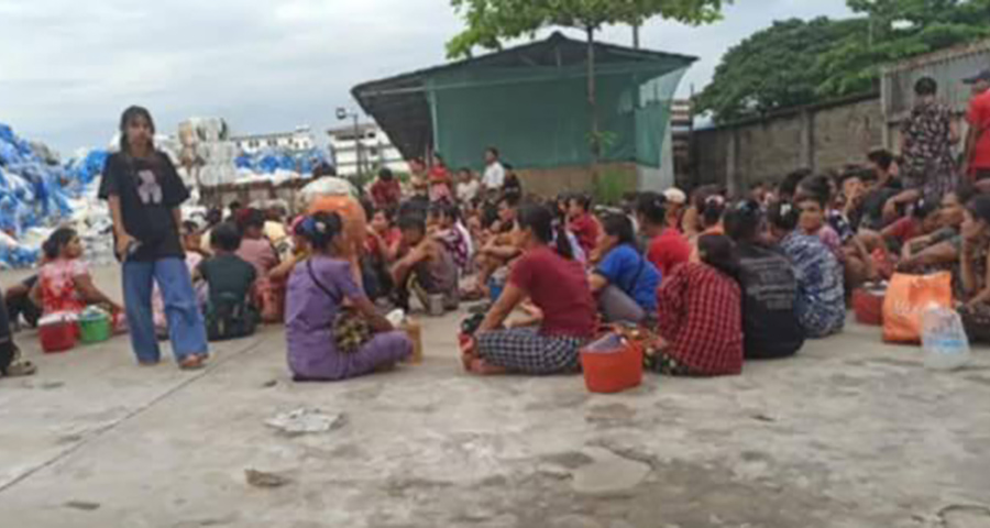 လုပ်ခလစာတိုးတောင်းသည့် အလုပ်သမားများ ခြိမ်းခြောက်ခံနေရ