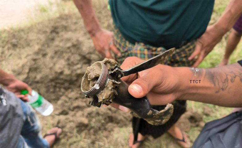 ဝက်လက်မြို့နယ် ရေလည်‌မော်ရွာကို စစ်တပ်က ဗုံးကြဲ