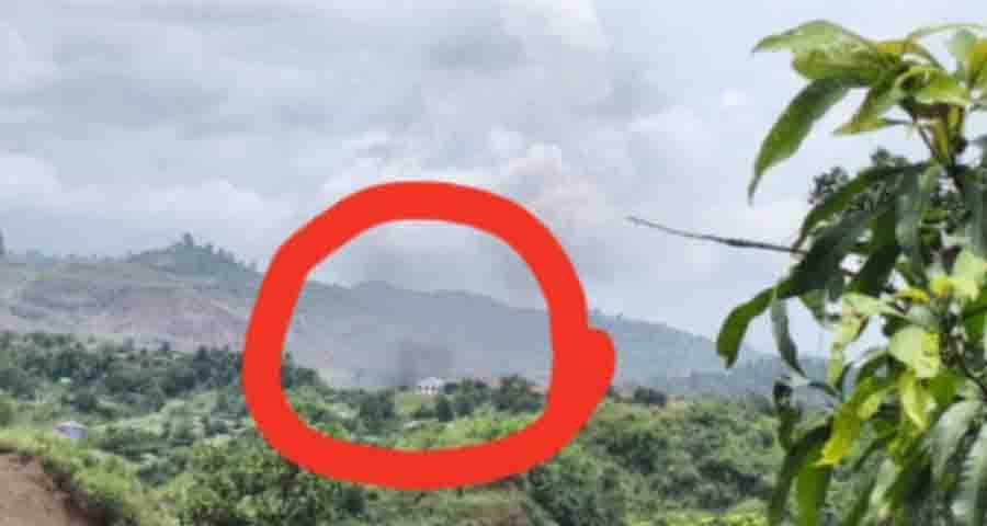 ဖားကန့်တွင် တိုက်ပွဲဆက်ဖြစ်နေပြီး စစ်တပ်က လေယာဉ်ဖြင့် ဗုံးကြဲ