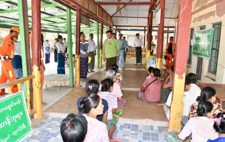 ညောင်ဦး ရေဘေးသင့်ပြည်သူများကို စစ်ကောင်စီက တပတ်စာ ကျပ် ၅,၀၀၀ ထောက်ပံ့