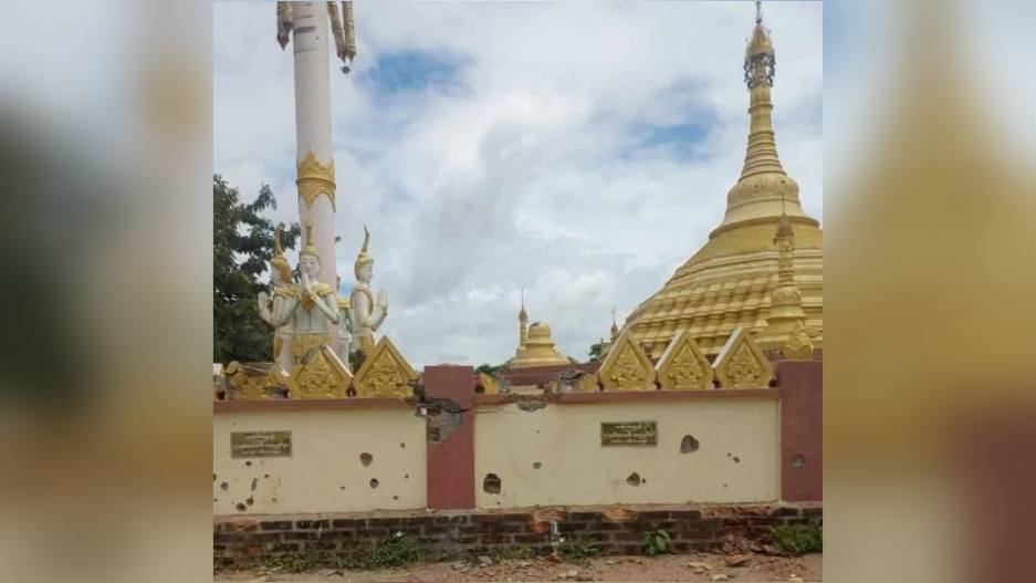 အာဇာနည်နေ့တွင် ဗိုလ်ချုပ်အောင်ဆန်းဇာတိမြို့ကို စစ်တပ်ဗုံးကြဲ