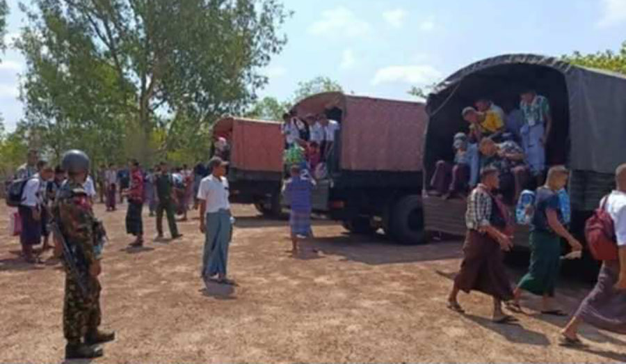 စစ်မှုထမ်းဥပဒေ ကျင့်သုံးပြီးနောက် လူငယ် ၇၀,၀၀၀ နီးပါးကို စစ်မှုထမ်းစုဆောင်းခဲ့
