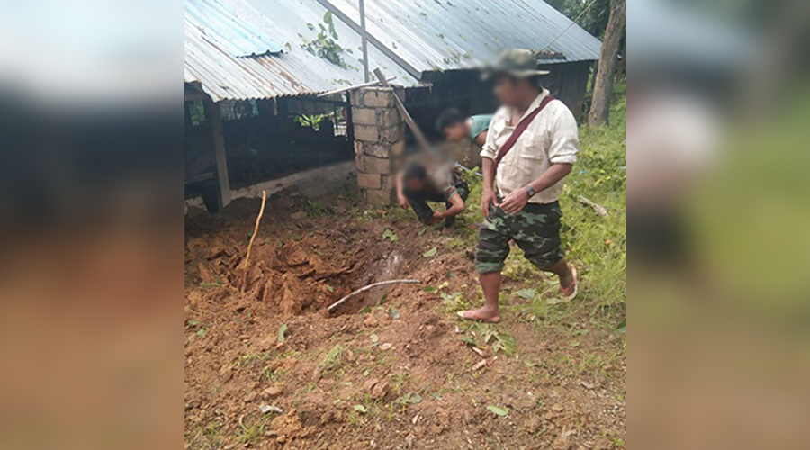 PNLO ဌာနချုပ်ဧရိယာနှင့် နောင်ထောဝ်ရွာကို စစ်ကောင်စီ ဗုံးကြဲ