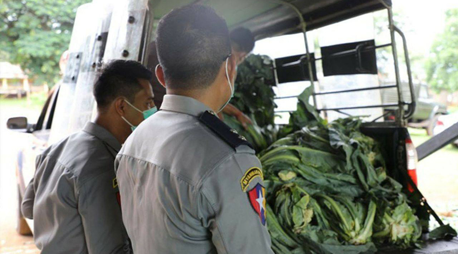 အင်္ဂပူမြို့နယ်က ရွာအချို့သို့ စားသောက်ကုန်နှင့်ဆေးဝါးသယ်ခွင့် စစ်ကောင်စီ ပိတ်ပင်