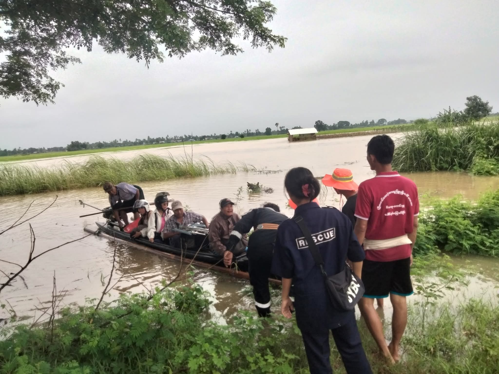 ရွှေကျင်မြို့နယ်၌ ရေဘေးသင့်ပြည်သူ ၂၀,၀၀၀ ကျော် ပြောင်းရွှေ့ 