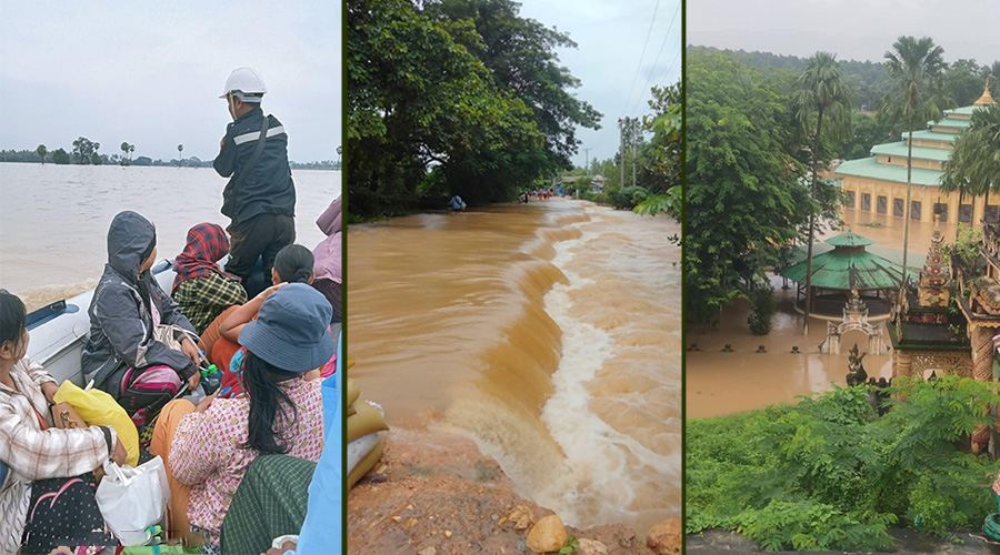 စစ်တောင်းမြစ်ရေ မြင့်တက်ပြီး အမျိုးသား ၃ ဦး ရေစီးဖြင့် မျောပါ သေဆုံး