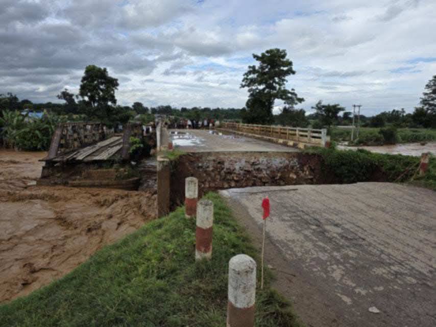 ပင်းတယတွင် ရေကြီးမှုကြောင့် ကလေးငယ် အပါအဝင် ၈ ဦးသေဆုံး၊ တံတား ၃ စင်း ပျက်စီး