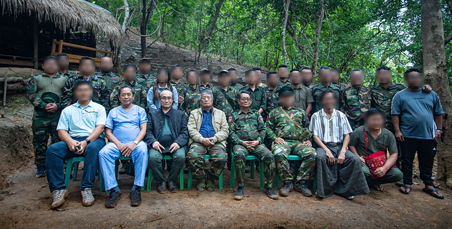 ယာယီသမ္မတဦးဆောင်သည့် NUG အစိုးရအဖွဲ့ ထိန်းချုပ်နယ်မြေများသို့ သွားရောက် 