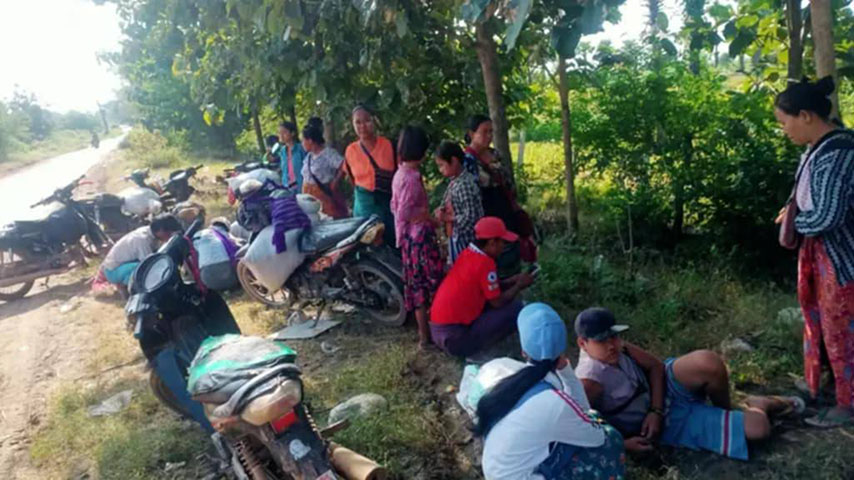 မုံရွာနှင့်ချောင်းဦးတွင် စစ်တပ်က ဗုံးကြဲသဖြင့် ပြည်သူ ၁ ဦးသေဆုံးပြီး ၆ ဦး ဒဏ်ရာရ