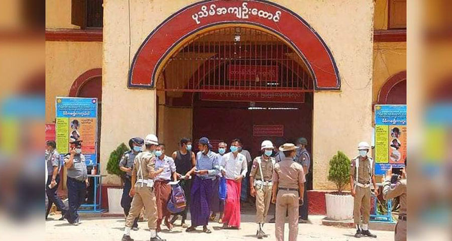 အကြမ်းဖက်တိုက်ဖျက်ရေးဥပဒေဖြင့် ထောင်ချခံခဲ့သည့် ပလက်ဝဒေသခံ ၁၆ ဦးပြန်လွတ်