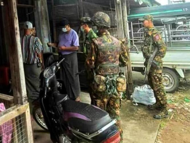 လေးမျက်နှာတွင် စစ်တပ်က ဆရာတော်နှင့် အရပ်သား ၆ ဦးကို ဖမ်းဆီး 