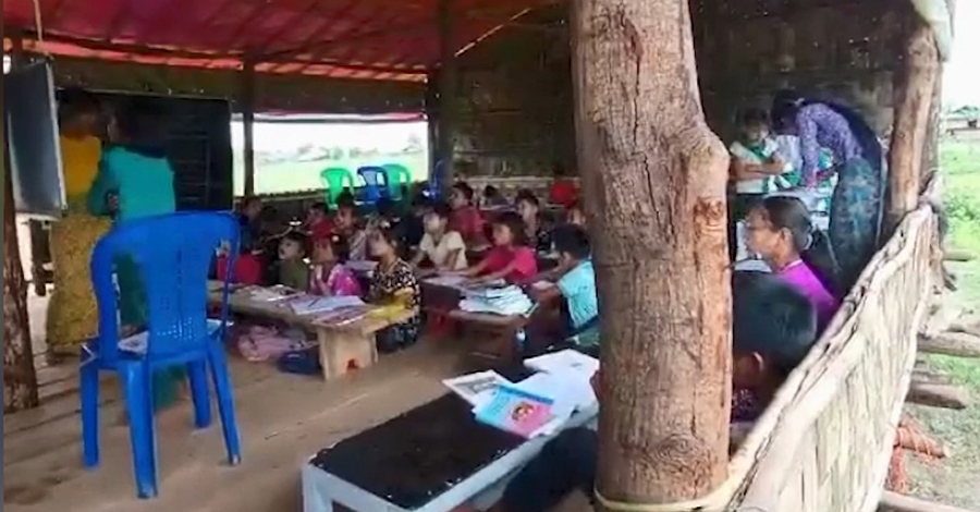 ကလေးသူငယ်များ ဘေးကင်းလုံခြုံစွာ ပညာသင်ကြားနိုင်ရေး NUG က ကန်‌ဒေါ်လာ ၄၀၀,၀၀၀ ကမ်ပိန်းပြုလုပ်