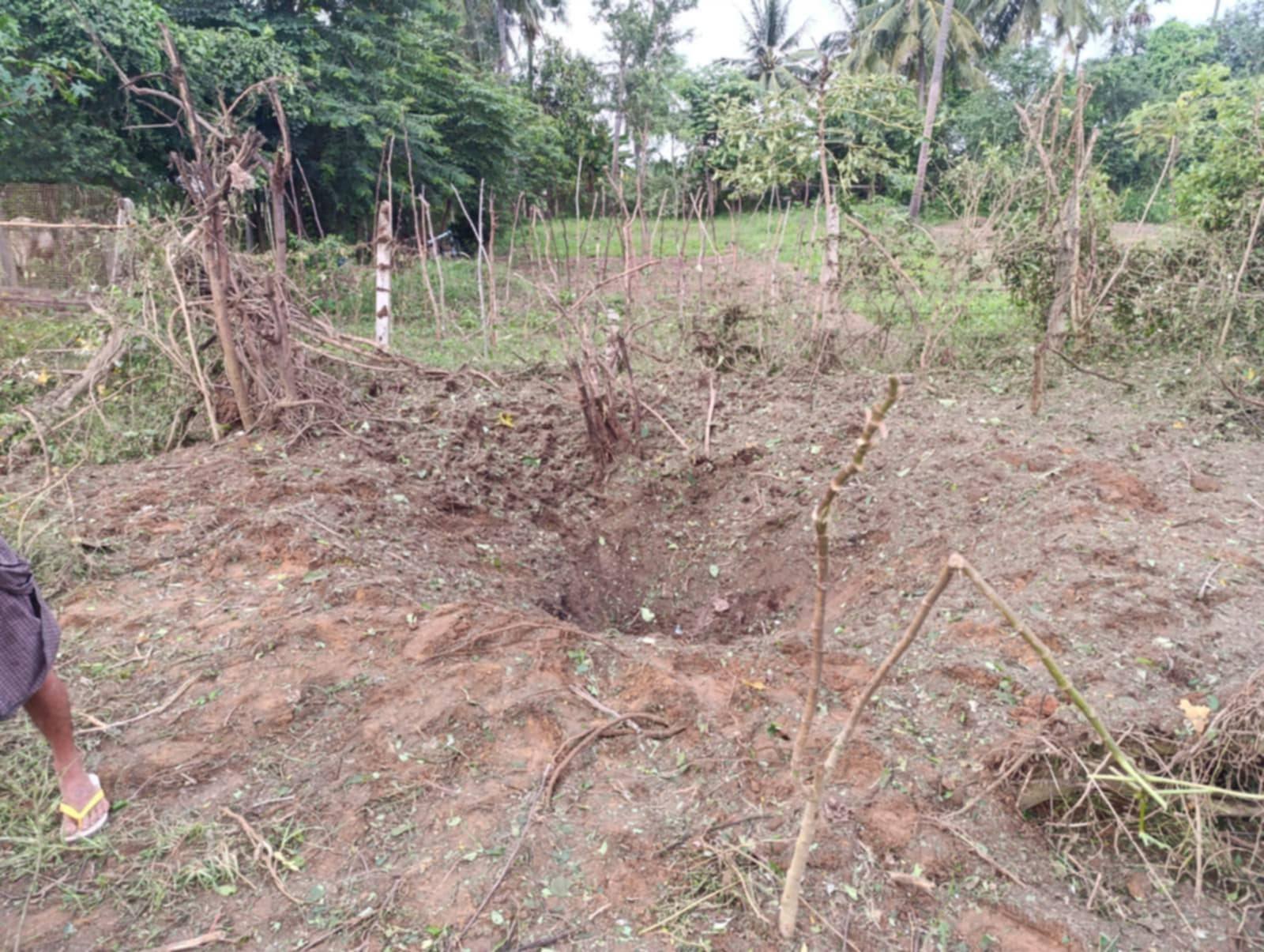 ကနီမြို့နယ်၌ စစ်တပ်က လေကြောင်းတိုက်ခိုက်