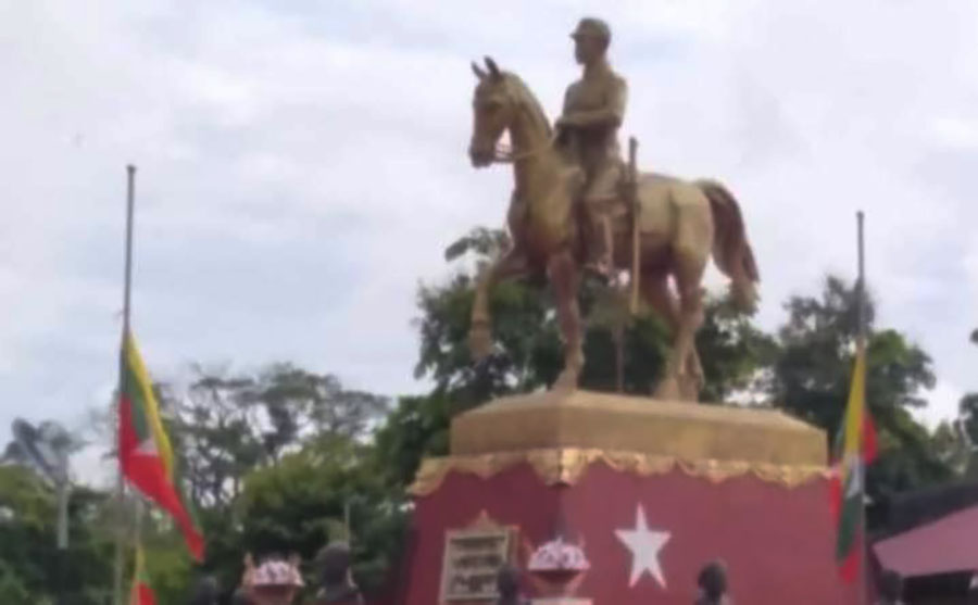 ဗိုလ်ချုပ်အောင်ဆန်းရုပ်တုတွေကို စစ်တပ်က ဖြိုချဖျက်ဆီးနေတာ ဘာကြောင့်လဲ 