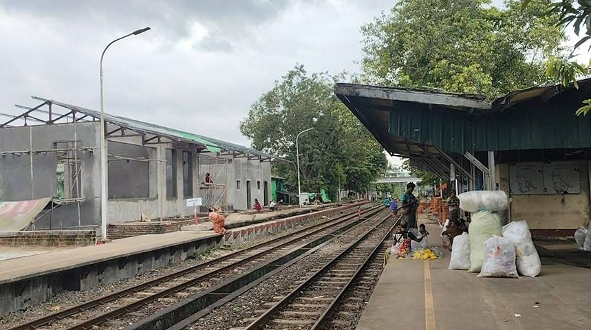 ရန်ကုန်တွင် မြို့ပတ်ရထားဘူတာအသစ်များ စတင်အသုံးပြုနေ
