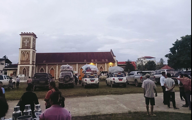 တိုက်ပွဲများကြောင့် ဖားကန့်ဒေသခံ ရာနှင့်ချီ စစ်ရှောင်