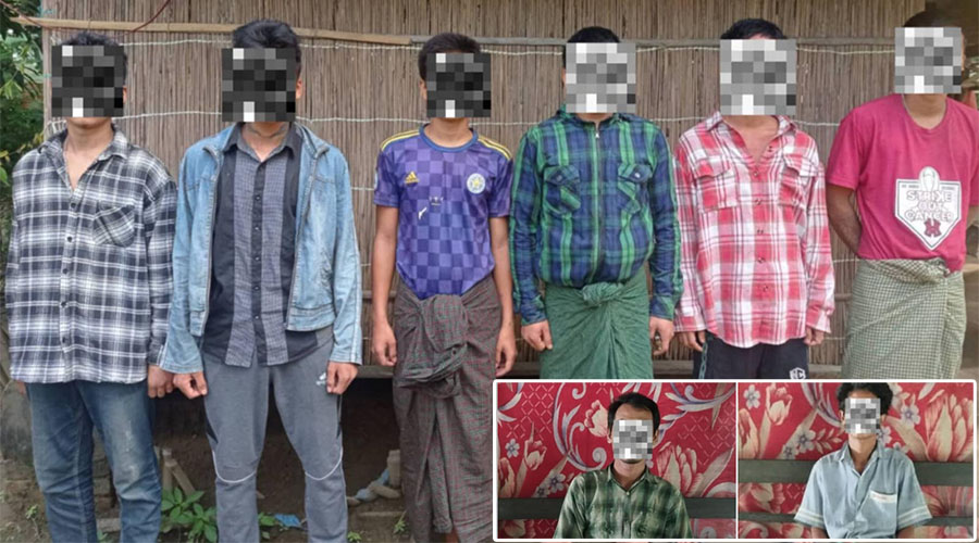 ကျောက်ကြီးနှင့် ကော့သောင်းက ပြည်သူ့စစ် ၈ ဦး အလင်းဝင်