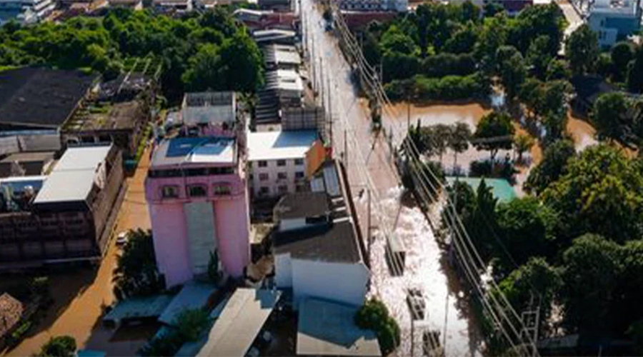 ထိုင်းမြောက်ပိုင်း၌ ရေကြီး‌ရေလျှံနှင့် တောင်ကျချောင်းရေ သတိပေး