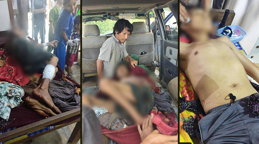 ဖားကန့် ရှရော်ခကျေးရွာကို စစ်တပ် ဗုံးကြဲ၊ အရပ်သား ၅ ဦး ဒဏ်ရာရ