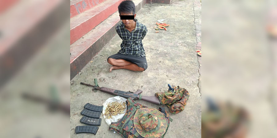 မုံရွာတိုက်ပွဲအတွင်း စစ်သုံ့ပန်းနှင့် လက်နက်ခဲယမ်းအချို့ PDF သိမ်းဆည်းမိ