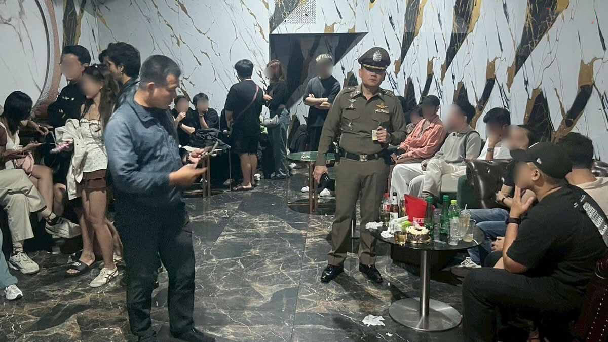 ဘန်ကောက် မွေးနေ့ပါတီပွဲတွင် မူးယစ်ဆေးသုံးသည့် မြန်မာ ၄၁ ဦး ဖမ်းဆီးခံရ 