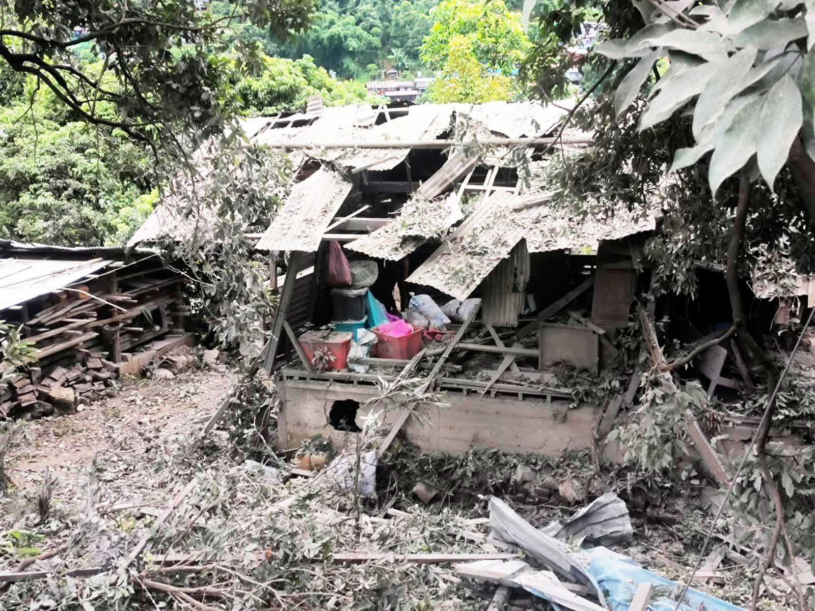 မော်ချီးကို စစ်တပ်က ဗုံးထပ်ကြဲ၊ ပြည်သူ ၄ ဦး ထိခိုက်
