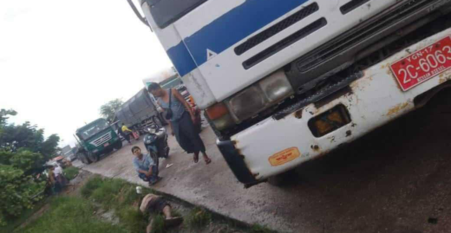 သန်လျင်တွင် ဆီဘောက်ဆာယာဉ်ကို စက်ရုံကြိုပို့ယာဥ်က ဝင်တိုက်၊ ၉ ဦးဒဏ်ရာရ